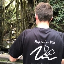 Thomas à la Monkey Forest d'Ubud (Bali)